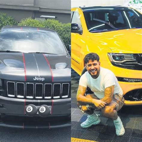 Julianno Sosa Hizo Un Wrapping A Su Auto De Alta Gama Cambio De Color