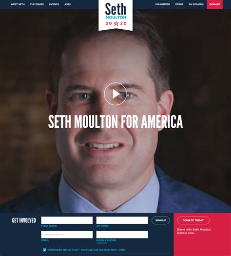 June Homepage Snapshot Representative Seth Moulton