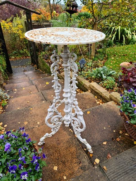 Antiques Atlas Heavy Cast Iron Garden Table