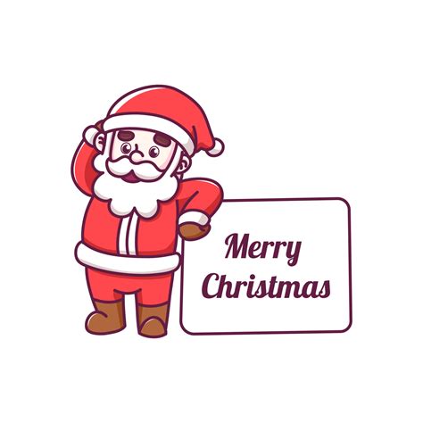 Cute Santa Claus Design Celebrating Christmas 11856821 Vector Art At