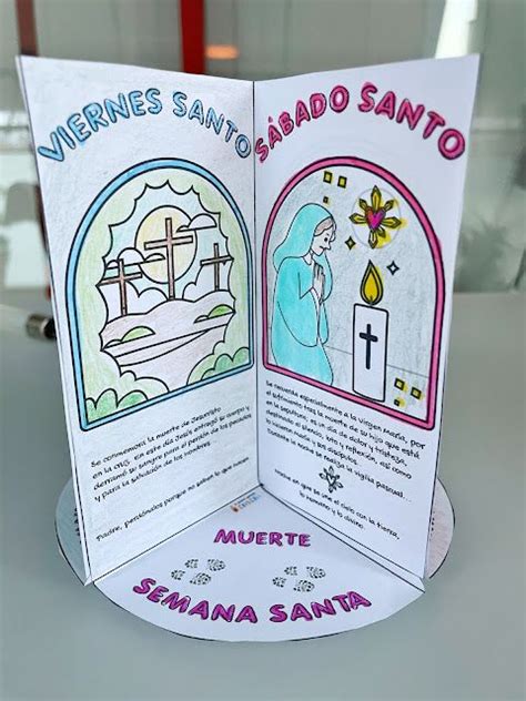 Manualidad para conocer la Semana Santa Semana santa niños