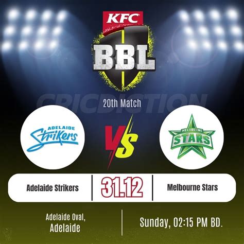 Fantasy Tips Adelaide Strikers Vs Melbourne Stars Big Bash League