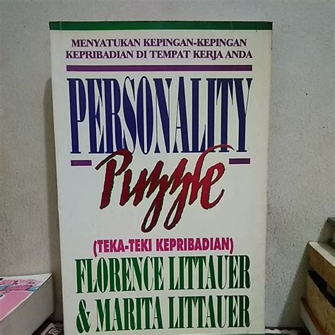 Jual Buku Motivasi Personality Puzzle Teka Teki Kepribadian Shopee