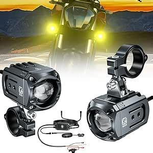 Amazon Kewig Kit De Luces LED Auxiliares Para Motocicleta Focos