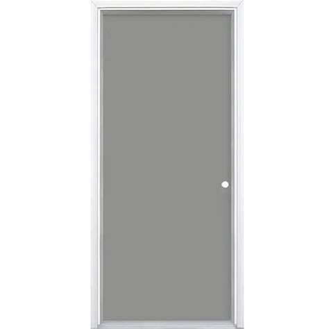 Masonite Left Hand Inswing Primed Steel Prehung Entry Door With