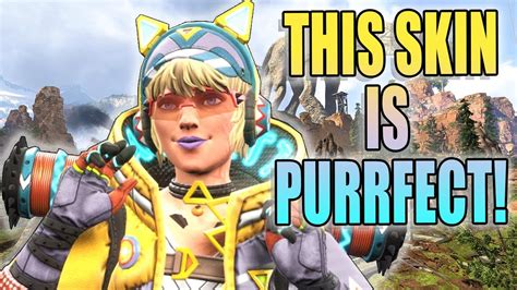 The New Wattson Thunder Kitty Skin Is Incredible Apex Legends Youtube