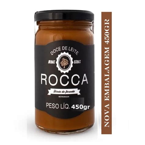 Rocca Doce De Leite Tradicional 450g Sabor De Minas Shopee Brasil