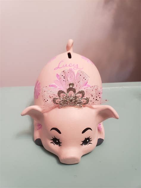 Piggy Bankpersonalized Piggy Bankgirls Piggy Bankbaby Bankceramic