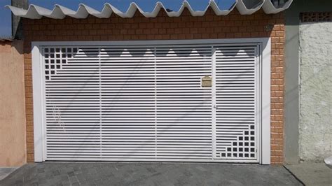 Modelo De Portão De Garagem Fechado - portão de ferro fechado | modelo-de-portões-sp | fachada com portão ...