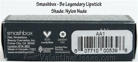 Valentine Kisses Smashbox Be Legendary Lipstick In Nylon Nude Posy Pink Swatches Pics Review
