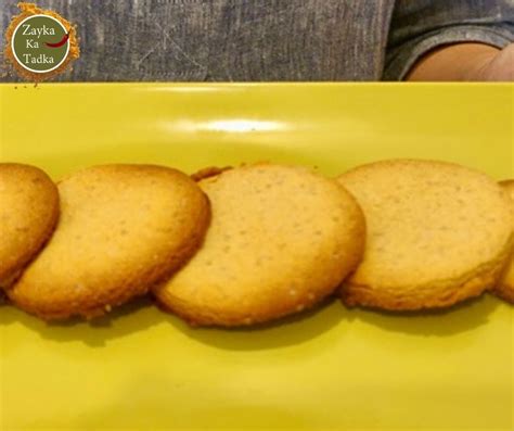 Aata Biscuit Whole Wheat Cookies Zayka Ka Tadka