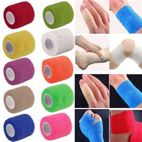 Jual Wristape Finger Tape Perban Elastis Perban Berperekat Cohesive