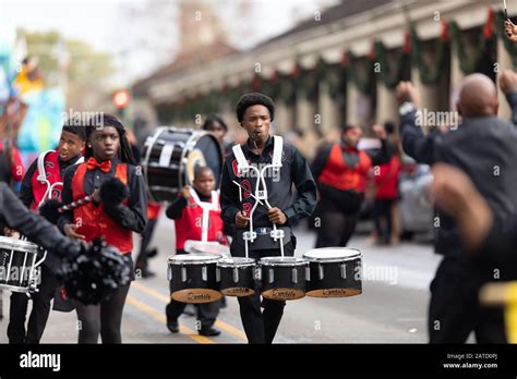 New Orleans Louisiana Usa November 30 2019 Bayou Classic Parade Members Of The Marching