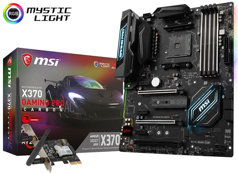 MSI presenta la placa base X370 Gaming Pro Carbon AC Fanáticos del