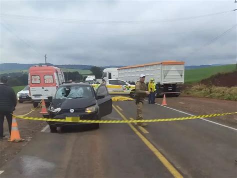 Pedestre Morre Atropelado Por Carro No Oeste De Sc