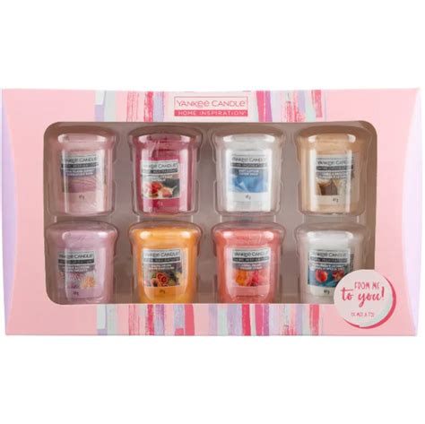 Yankee Candle 8pcs Home Inspiration Votive Candles Gift Set Colour