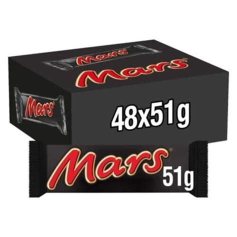 48 X 51g Mars Chocolate Bars Chocolate Caramel And Nougat Bars Bulk Box