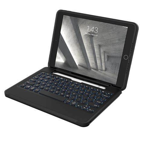 Zagg Rugged Book Wireless Keyboard And Case For In Ipad Air