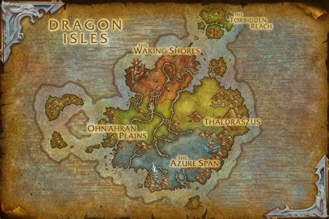 Датамайнеры показали карту локаций дополнения World of Warcraft ...