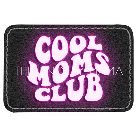 Neon Cool Moms Club Patch The Knotty Mama