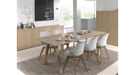 Table de Repas extensible en Chêne massif naturel 180 232x90x76cm EPURE