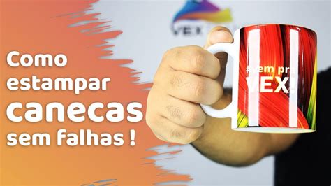 Como estampar canecas para sublimação sem falhas YouTube