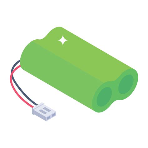 Electronic Component Icon In Isometric Style Capacitors Vector 6544344