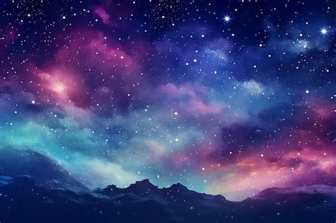 Premium Ai Image Starry Galaxy Background