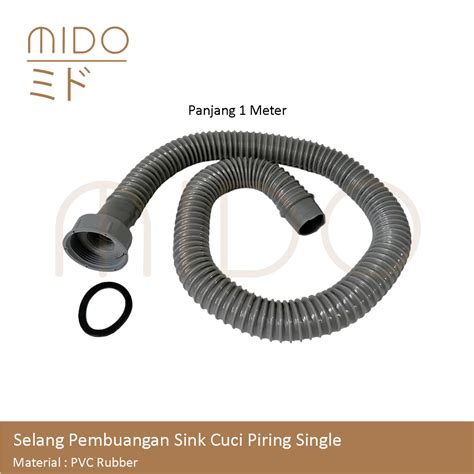 Jual Selang Pembuangan Sink Bak Cuci Piring Single Bcp Lubang