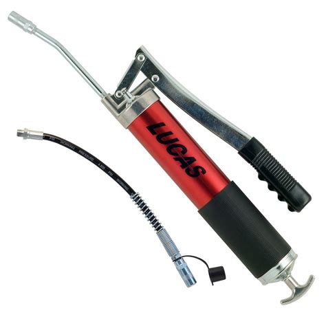 Lucas Oil Heavy Duty Aluminum Grease Gun L345 The Home Depot