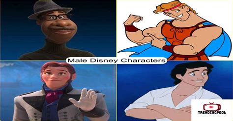 Realistic Male Disney Characters Male Disney