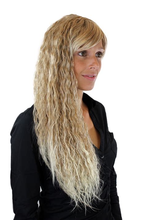 Perücke blonde Kinky Locken Modell CDRESS ME UP Der Onlineshop für Kostüme Perücken und