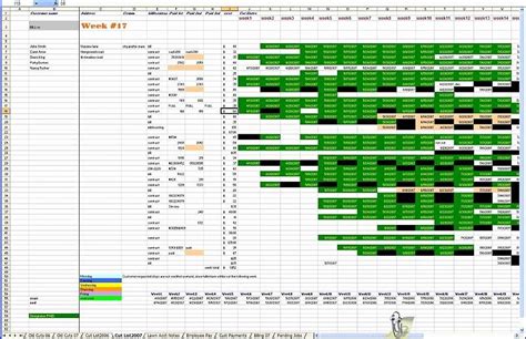 Printable Lawn Care Schedule Spreadsheet