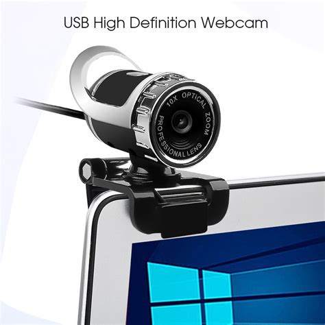 Kebidu Web Camera Glass Lens Webcam Usb Megapix Grandado