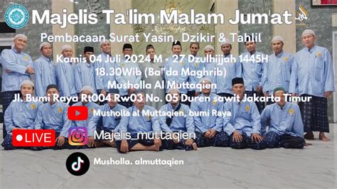 Pembacaan Surat Yasin Dzikir Tahlil YouTube