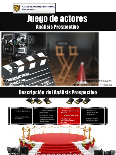 Pdf Juego De Actores Análisis Prospectivo A Través Del Juego De