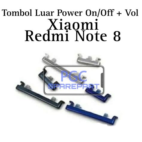 Jual Tombol 1 Set Volume Power On Off Xiaomi Redmi Note 8 M1908C3JH