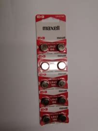 Maxell Alkaline Knoopcel Batterijen Lr Maxell Alkaline Knoopcellen