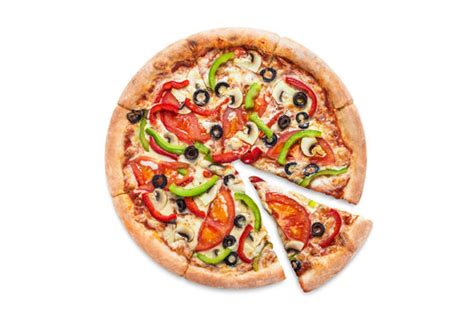 Pizza Top View White Background Images – Browse 67,505 Stock Photos ...