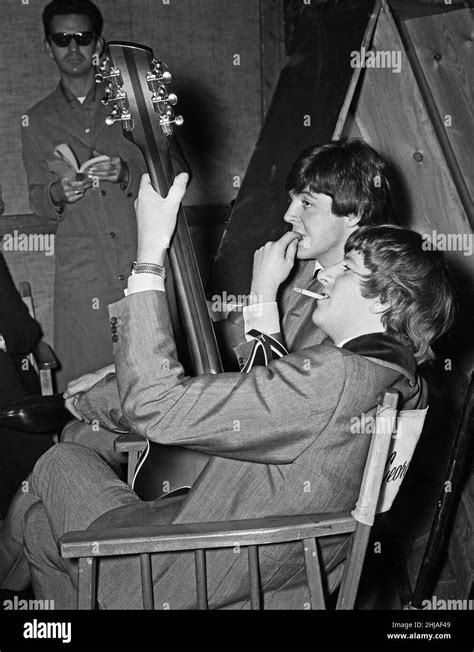 The Beatles Pose For Pictures During Filming Of A Hard Day S Night At