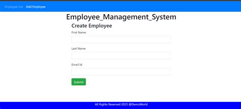 Github Zaid 786employeemanagementcrudsimplefullstackproject Simple Employee Management