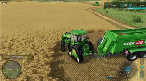 a screenshot of a farm tractor in the middle of a field