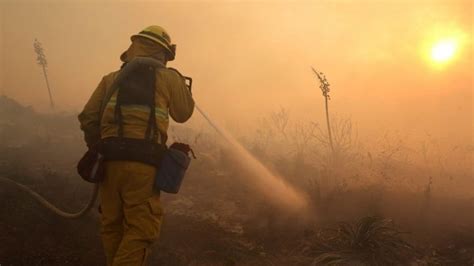 Two California Wildfires Destroy 10 Homes BBC News