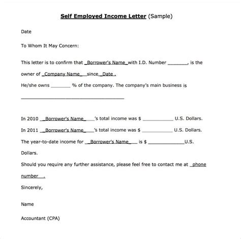 Income Verification Letter Examples 9 In Pdf Examples