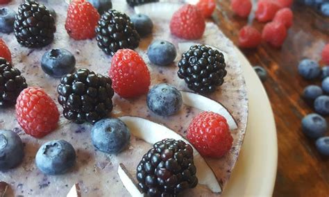 Easy To Make Raw Vegan Blueberry Cheesecake Azure Standard