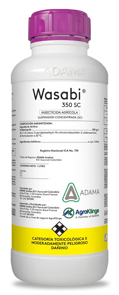 Insecticida Wasabi Sc X Lt Adama Croper