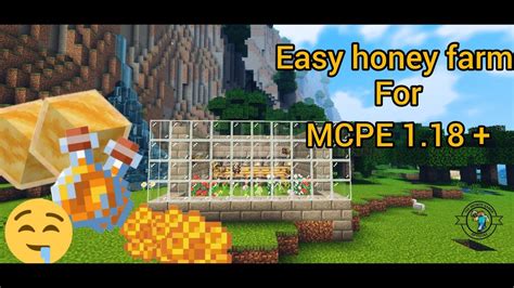 Easy Honey Farm For Minecraft Pocket Edition 118 In Telugu Youtube