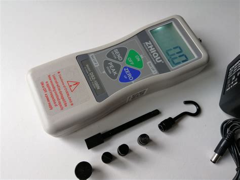 Calibrated Newton Digital Force Gauge Measures Tension And