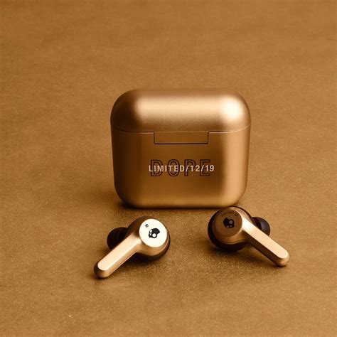 Limited Edition Gold Skullcandy Earbuds Earpods Airpods Audio