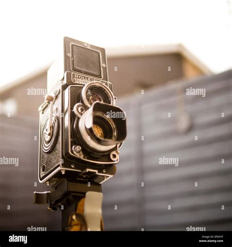 Rolleiflex Twin Lens Reflex Camera Stock Photo Alamy